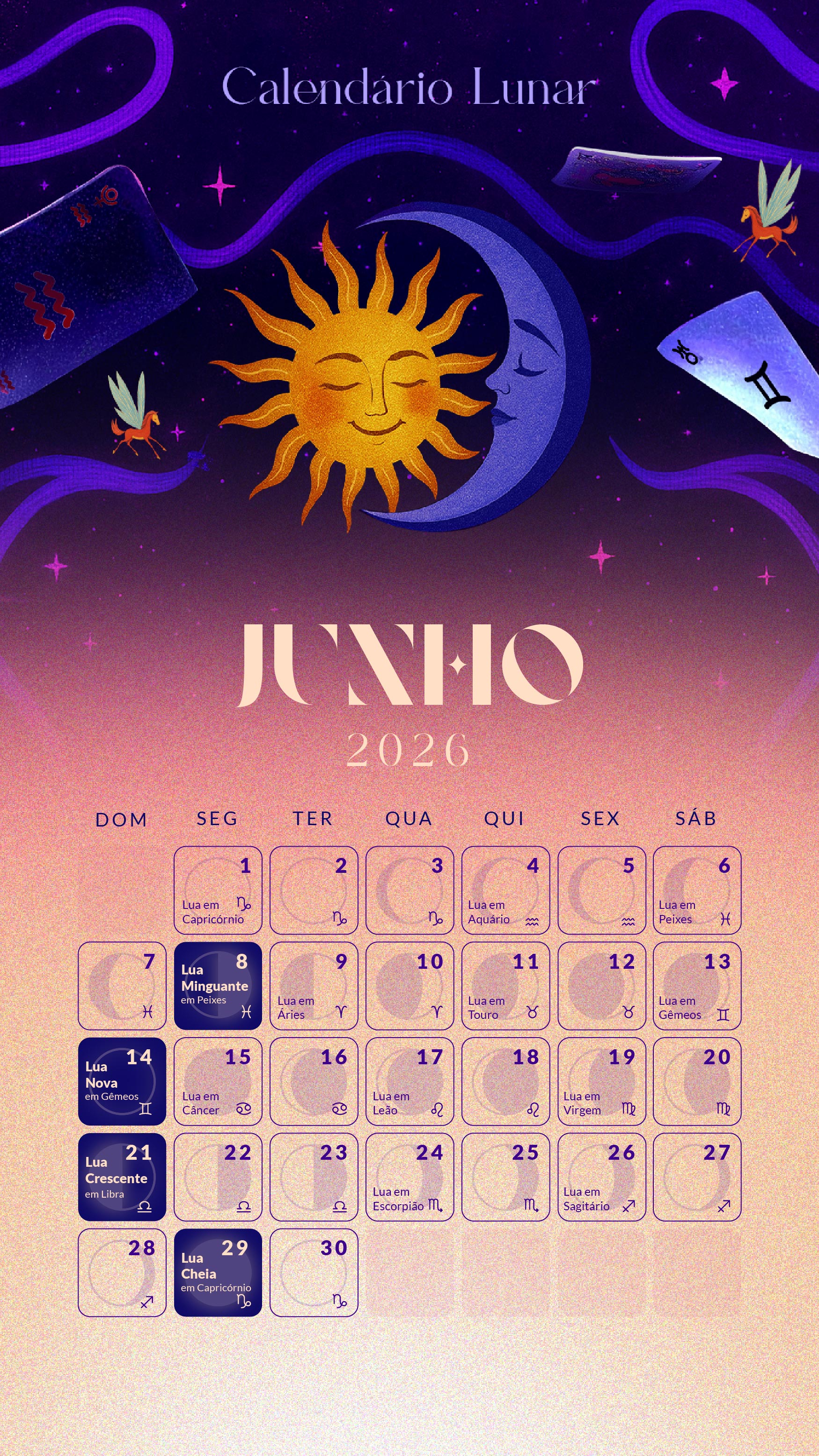Calendário Lunar 2026